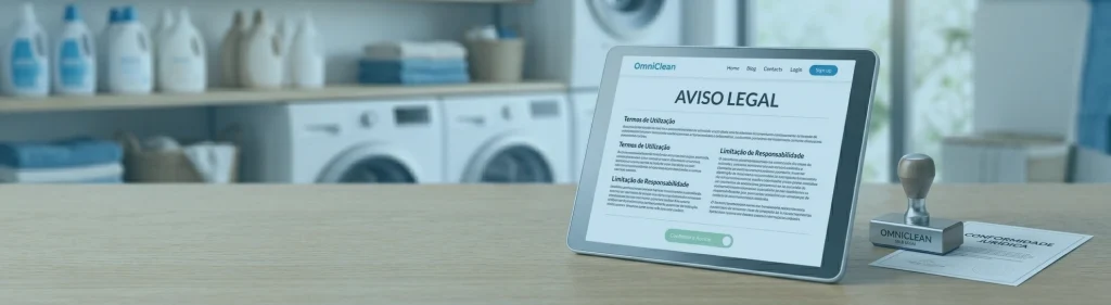 Aviso Legal - OmniClean Lavandaria e Serviços de Limpeza